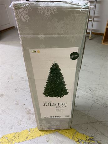 Gran juletre 180 cm med lys