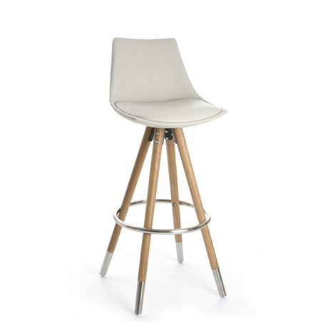 Barkrakk beige polyester-pute eikeben
