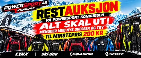 Vinterbekledning fra POWERSPORT KONKURSBO ! Minstepris 200kr !