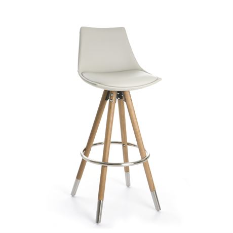Barkrakk beige polyester-pute eikeben
