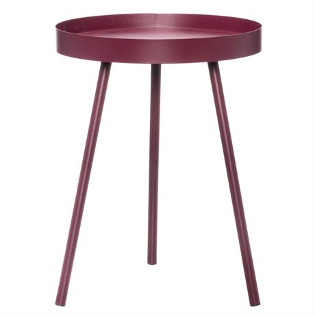 Sidebord Joy burgunderrød 30x40 cm