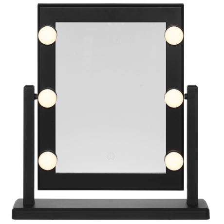 Speil med LED lys 20,5x29cm