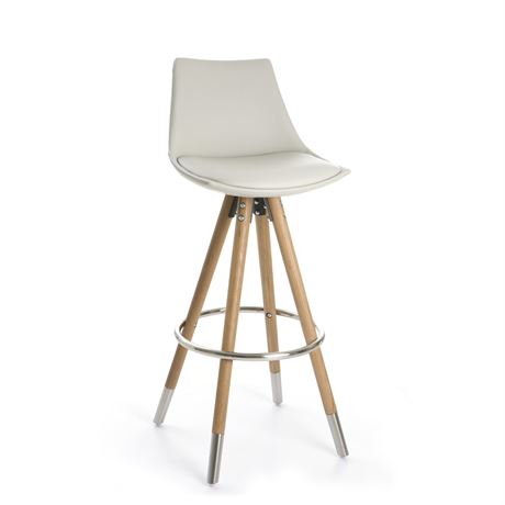 Barkrakk beige polyester-pute eikeben