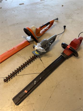 3 stk elektriske hekksakser