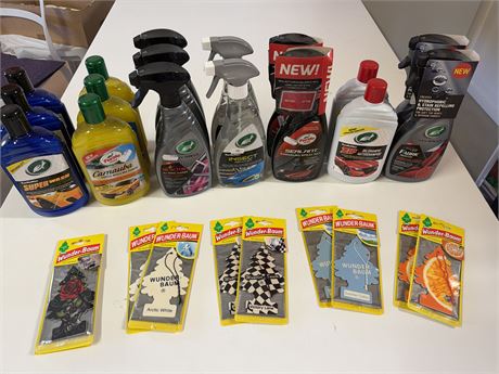 LOT 900 - Bilpleieparti – Turtle Wax og Wunder-Baum